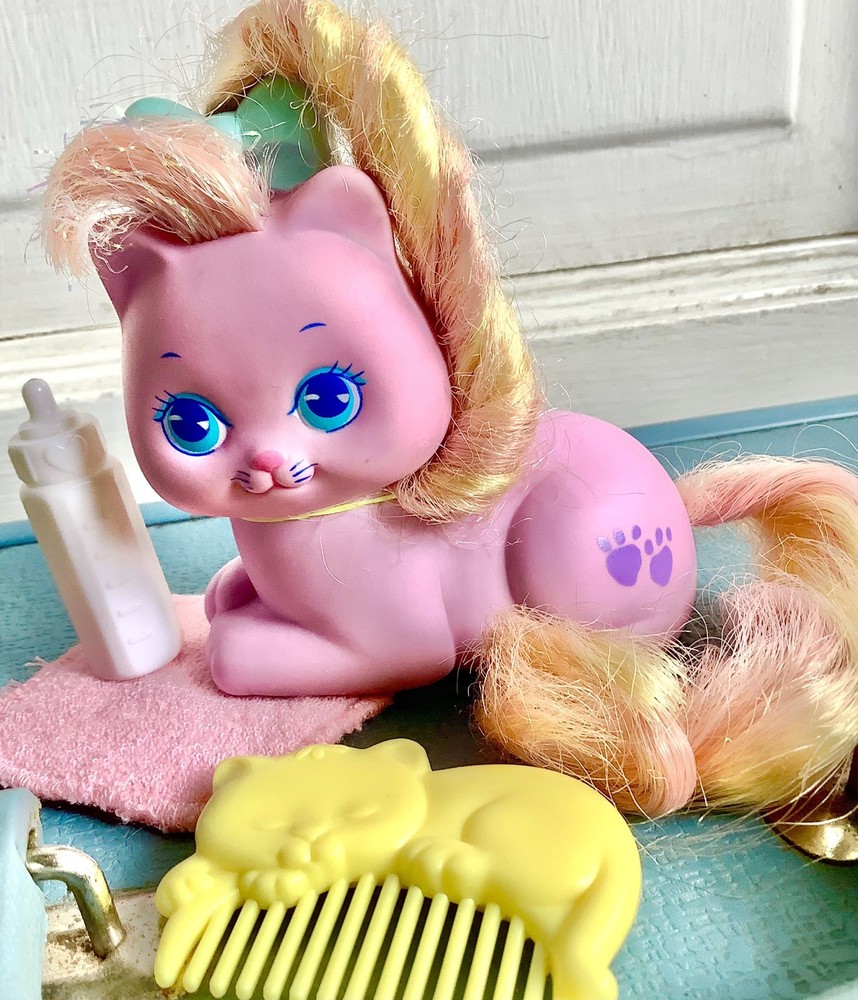 Vintage My PoNY KittY PrettY LittLe LOT 80s PiNK PuRPLE PaW EXTRA 1989 MateL HTF