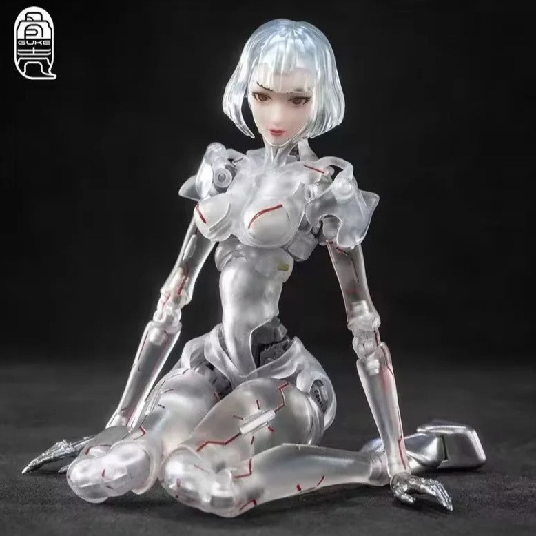 Female AI Agent Maiden Type C1 Transparent Ver. 1/12 Action Figure 17cm Statue