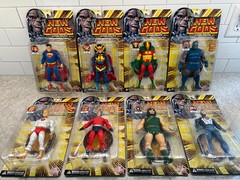 DC Direct New Gods Series 1 and 2. 8 Figures, Complete Series
