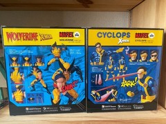MAFEX No.099 Cyclops Comic Ver & No.096 Wolverine Comic Ver 2-Figure Set JAPAN