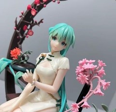 Hatsune Miku Cheongsam Hand Made PVC Collectible Anime Action Figure Statue
