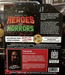 Hasttel Toys Heroes & Horrors Officially Licensed Tom Savini Action Figure