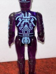 Vintage Original Tomy Tron Purple Action Figure 1981 No Disk -VG