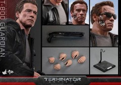 NEW Hot Toys MMS307 Terminator Genisys T800 T 800 Guardian Arnold Schwarzenegger