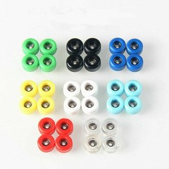 32mm Basic Complete Wooden Fingerboard Finger Skateboard Bearings Nuts Foam Tape
