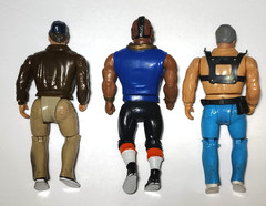 1983 Lot Of 3 The A-Team Murdoch, BJ (Mr. T) , Hannibal Smith 6 Inch Figures