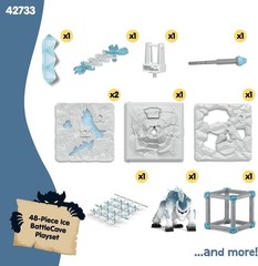 Kids 7+ Eldrador Snow Slasher Playset 48Pc Action Figure for Imaginative Play