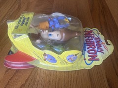 Mega Grip Jimmy Neutron Boy Genius Mattel Action Figure Figurine Toy Nickelodeon