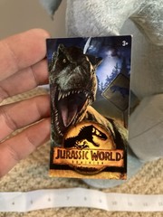 Jurassic World 30” Blue Velociraptor Huge Plush Stuffed Animal Universal Toy