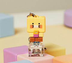 Kakao Friends Choonsik Ryan LED Keycap Figure Keyring Collection Official Goods