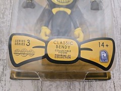 Bendy & The Ink Machine Yellow Face Classic Bendy Series 3 Collectible NEW
