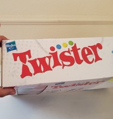 Hasbro Twister Game Blanket 60″x90″ Classic Party Activity Game with Spinner NEW