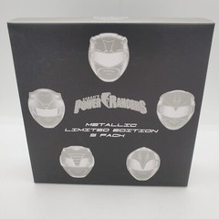 Loot Crate Exclusive Mighty Morphin Power Rangers Metallic Figure 5-Pack NEW NIP