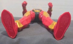 Power Rangers Dino Fury 12″ Figure Spiral Strike Red Ranger Lights Up.