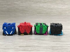 Lot of 4 Armadons Fighting Drones Transforming Motorized Toy Robots