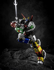 Lucky Cat Micro Cosmos MC-01S Metalic Ver. Elvis Voltron mini GoLion Set 5