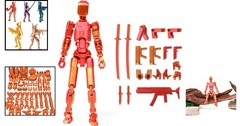 Action Figure T13 3D Printed Titan13 Fully Jointed Collectible Toy 5.5 Inch