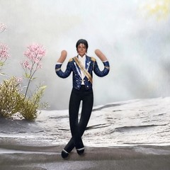 Michael Jackson Cosplay Doll Plush Stuffed Figure Abstract Joint Mobility Toy