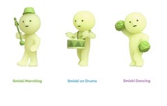 Smiski Cheer Series Glow in the Dark Mini Figure Random 1pc Blind Box
