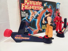 1994 Milton Bradley Karate Fighters set, featuring Dragon Kick vs. The Red Ninja
