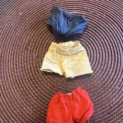 GI Joe Vintage 1960’s Sea Sled & Scuba Frogman Red, Tan Blue Shorts Lot – 12”