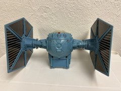 Imperial Tie-Fighter (Battle Damaged) Blue 1978 Kenner Star Wars, Light Works…