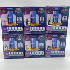 Jakks Super Mario Galaxy Movie 1.5in Star Launcher Complete Set Of 6 NEW/SEALED