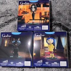 NEW- CORALINE – Vinyl Figures – Fly Guys Culturefly SET OF 3