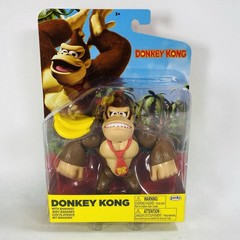 New! 4″ Donkey Kong Figure Super Mario World of Nintendo Jakks Pacific