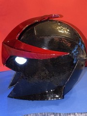 NOVA Sam Alexander Cosplay Helmet 3d Printed and finished