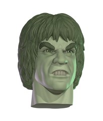 TV Monster Man Custom Action Figure Head 1:9 or 1:6 Mego