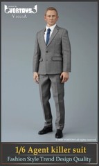 VORTOYS V1023 1/6 Scale Male Agent Killer Suit Clothes Fit 12” Figure Body