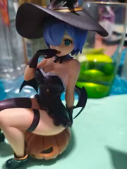 Anime Rem Hallowee Beautiful Girl Ver. PVC Scale Figure Statue 18cm
