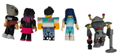 Roblox Collectible Action Figures Lot of 5 Figures Accessories No Codes