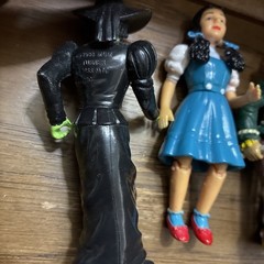 Wizard of Oz Lot 4 Action Figures Characters 1988 MGM Turner 4″ Jointed