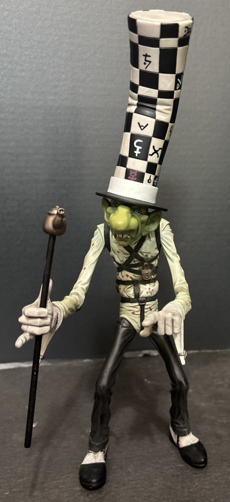 2000 American McGee’s Alice MAD HATTER Figure COMPLETE EA Games Milo’s Workshop