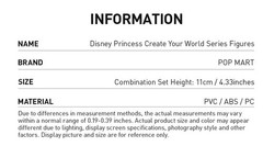 Pop Mart Disney Princess Create Your World Series Figures – Full Set of 12 (NIB)