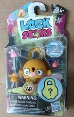 lot of 2 Hasbro Lock Stars- Aqua Spotted Monster and Orange Fish E3221/E3103 New