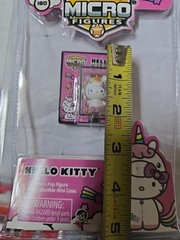 3 New World’s Smallest Hello Kitty Pop Culture Micro Figures With Case Complete