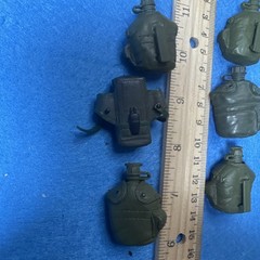 12″ ACTION FIGURE ACCESSORIES – LOT OF 6 CANTEENS – USED