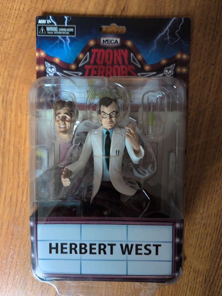 Re-Animator – 6″ Action Figure NECA Toony Terrors Dr. Herbert West New Sealed