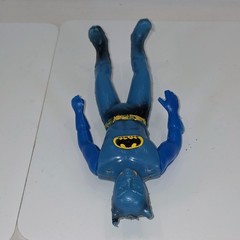 Rare Vintage Mexican Bootleg Batman Figure 10″ Blow Mold Parachute Toy KO Mexico