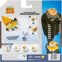 Launch and Crash Action Figure Toy with Launcher, Collectible Character