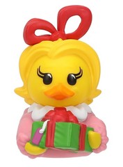 Official Cindy Lou Who with Gift Mini TUBBZ® Rubber Duck Collectible by Numskull