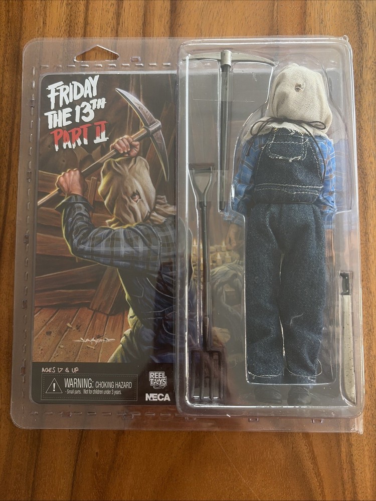 Friday the 13th Part 2 Jason Voorhees Clothed Figure (NECA, Reel Toys) SEALED