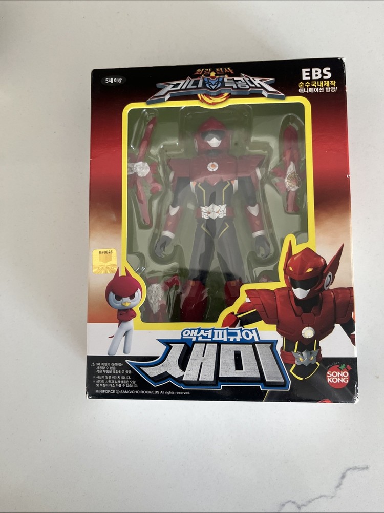 Miniforce Semi Red Action Figure Set Mini Force Super Ranger Sonokong