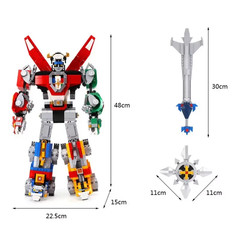 Voltron NEW MOC Display Building Block Bricks 2321 Pcs Toys KO 40 cm