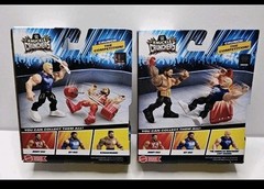 WWE Knuckle Crunchers Series 5 Cody RHODES Roman Reigns 4 Inch Action Figure Set