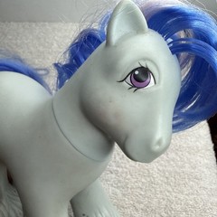 Vintage My Little Pony G1 Big Brother Ponies MLP 4 Speed Trucker 87-Description