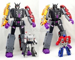Pocket Size Small Scale MFT Car Plane Vehicle Combined Robot Destroyer Figures